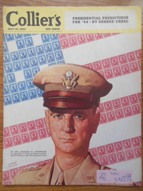 Collier's Magazine July 10, 1943 (General Jonathan Wainwright POW)