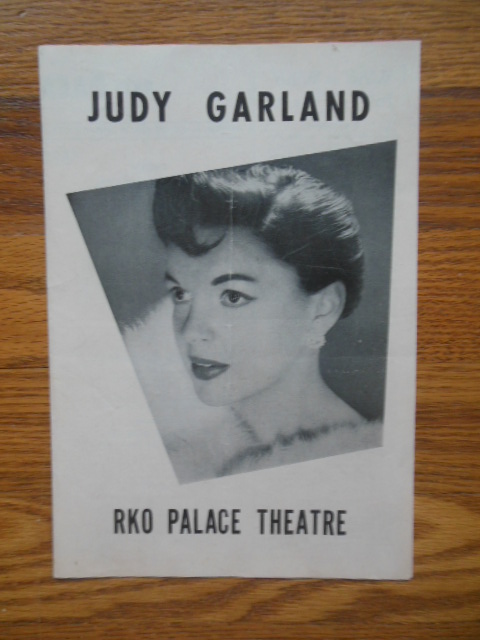 Judy Garland RKO Palace Theatre Program 1956