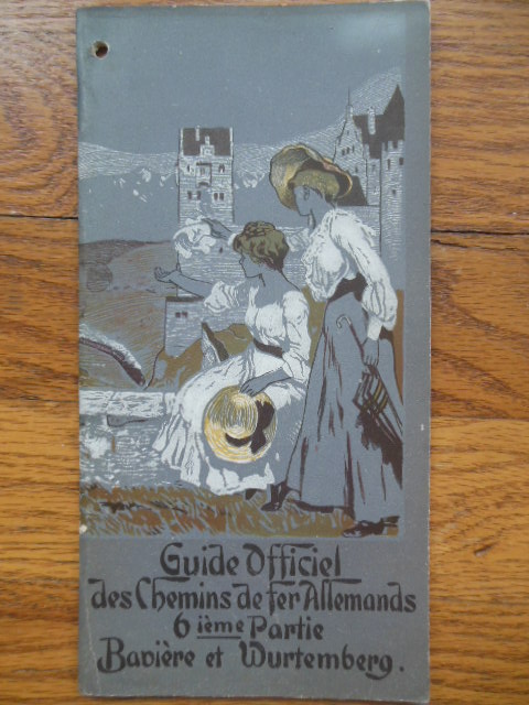 Guide Officiel des Chemins de fer Allemands 6 ieme Partie Baviere et Wurtemberg (French Language Guide to German Railways)