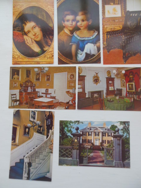 Henry Wadsworth Longfellow Home and Family (7 Color Postcards pre-1963)