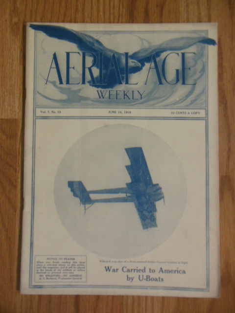 Aerial Age Weekly Magazine (June 10, 1918)