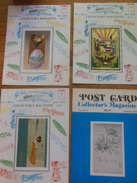 Post Card Collectors Magazine(4 Sequential Issues)