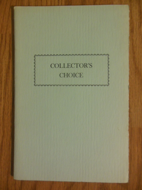Collector's Choice (Clements Library University of Michigan 1967)