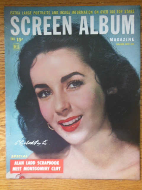 Screen Album Magazine Fall, 1949 (Elizabeth Taylor, Alan Ladd, Montgomery Clift)