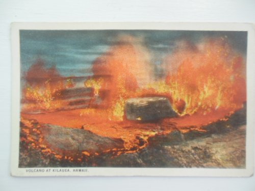Postcard Volcano At Kilauea, Hawaii