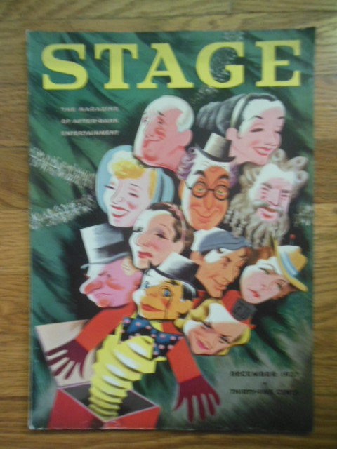 Stage; The Magazine of After Dark Entertainment December, 1937 (FDR Lampoon, Snow White & 7 Dwarfs Movie)