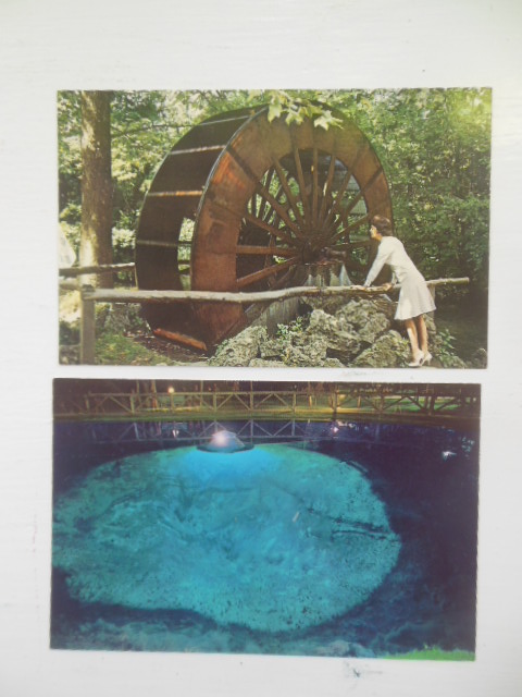 Postcards Blue Hole, Castalia, Ohio (4 views)