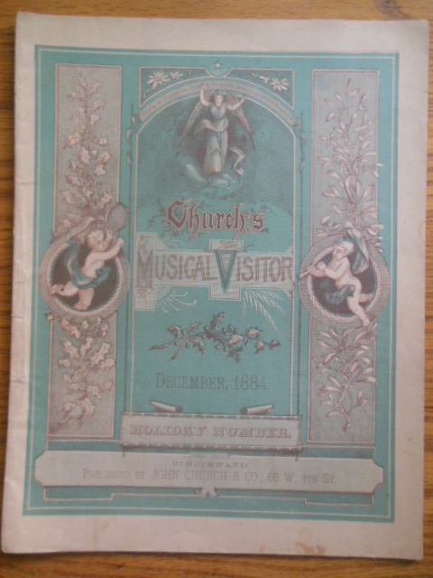 Church's Musical Visitor Magazine December,1884 (Walt Whitman)