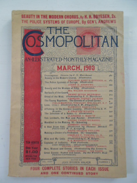 The Cosmopolitan Magazine March 1903 (Beauty and the Stage, Beauty at 50, Police of Europe)
