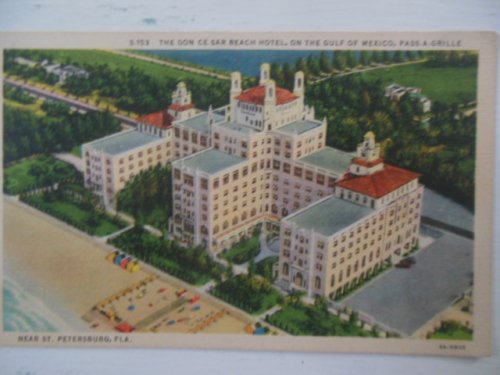 Postcard The Don Ce-Sar Beach Hotel Pass-A-Grille, Florida