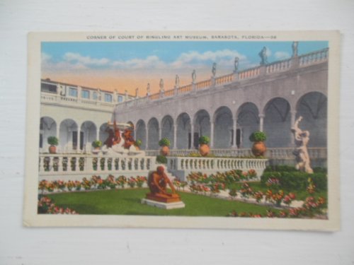 Postcard Corner of Court Ringling Art Museum, Sarasota, Florida