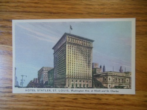 Color Postcard Hotel Statler St. Louis, Missouri (1920's)