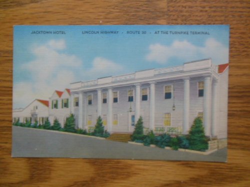 Postcard Jackson Hotel Route 30 At the Turnpike Terminal