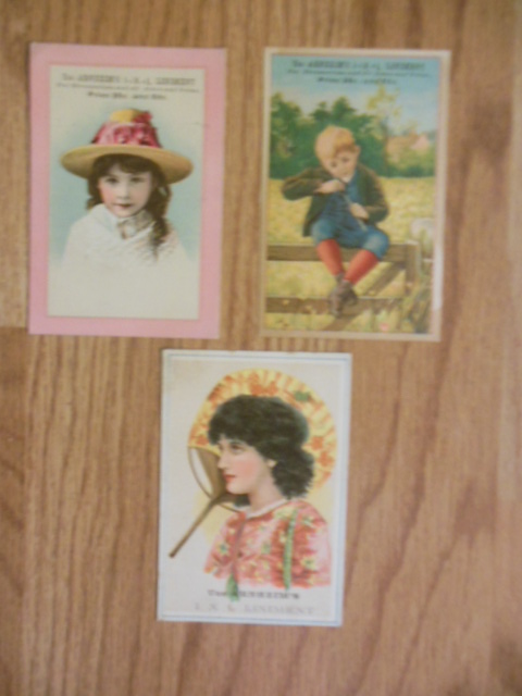 Three Arnheim's Liniment Trade Cards (Pittsburgh)