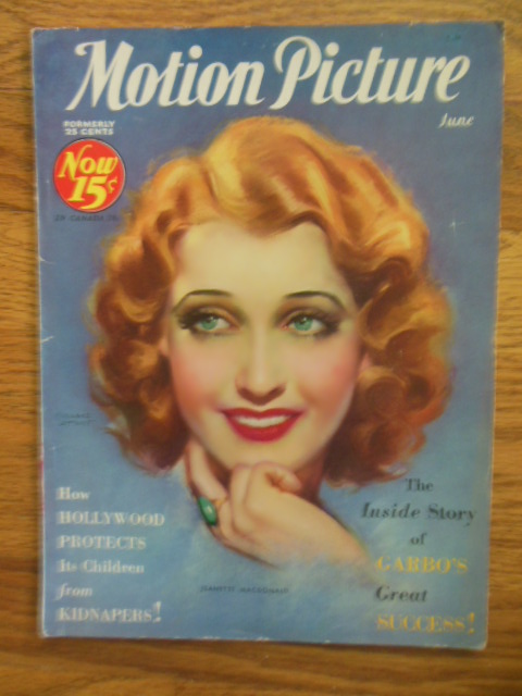 Motion Picture Magazine, June 1932 (Greta Garbo, Maurice Chevalier)