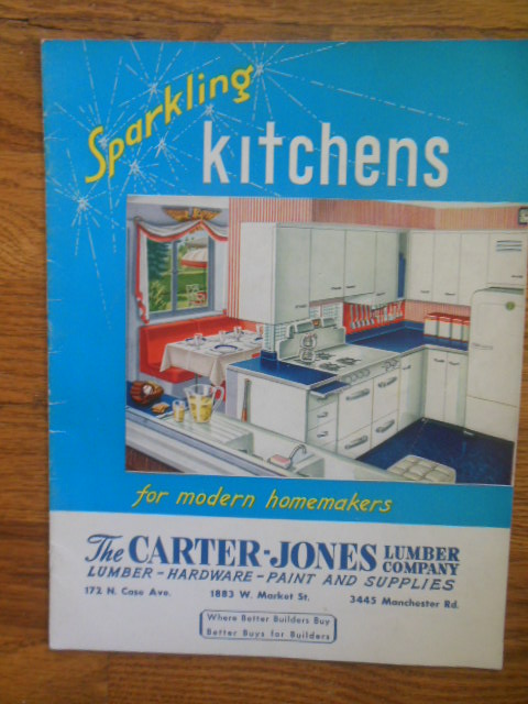 Sparkling Kitchens For Modern Homemakers 1951 (Carter-Jones Lumber Akron, Ohio)