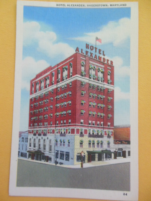 Postcard Hotel Alexander Hagerstown, Maryland