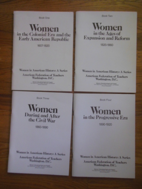 Women In American History; A Series (Four Volume Set 1979)