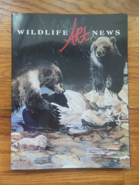 Wildlife Art News July/August, 1987 (Charles Frace, Wildlife totems, Fenwick Lansdowne, Robert Clement Ray)