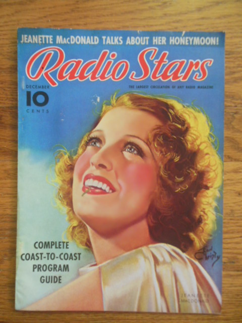 Radio Stars Magazine December 1937 (Jeanette MacDonald, Kitty Carlisle)