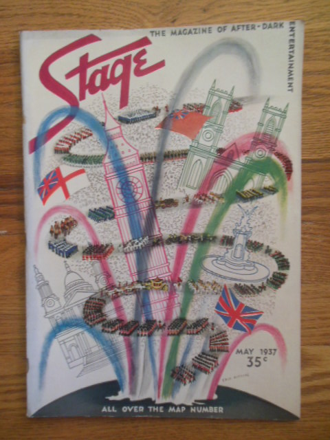 Stage The Magazine of After-Dark Entertainment May, 1937 (Coronation of King George, Poker)