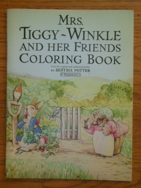 Mrs. Tiggy-Winkle and Her Friends Coloring Book 1985 (1st ed.)