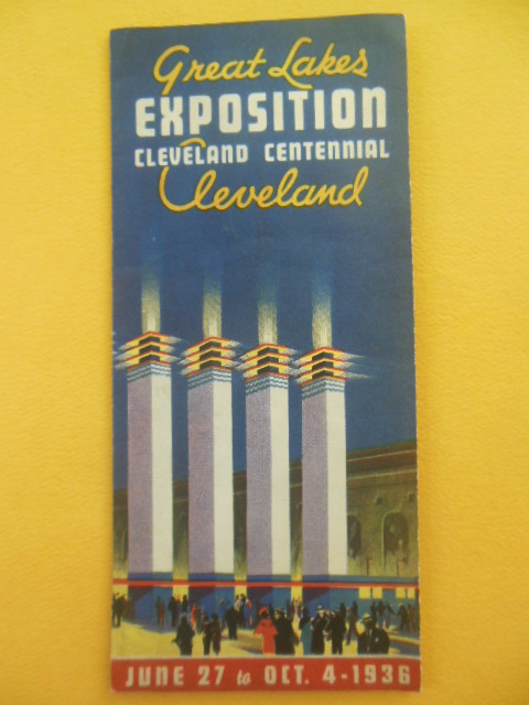 Great Lakes Exposition Cleveland Centennial June 27 to Oct. 4, 1936 (Brochure)
