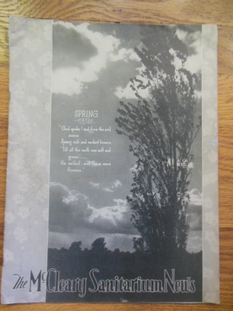The McCleary Sanitarium News Spring 1938