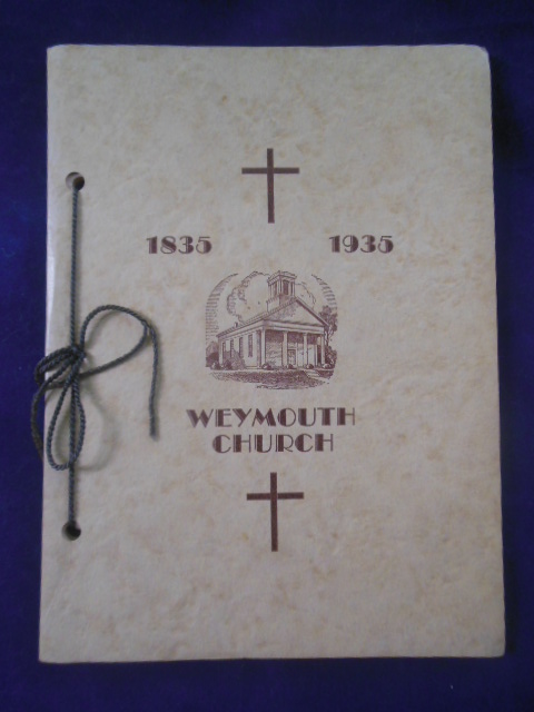 One Hundred Years of the First Congregational Church of Weymouth, Ohio 1835-1935