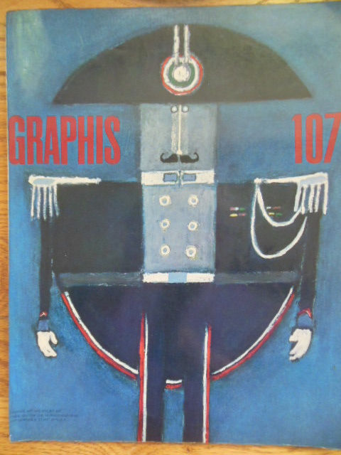 Graphis 107 Magazine, 1963 (International Journal of Graphic Art and Applied Art)