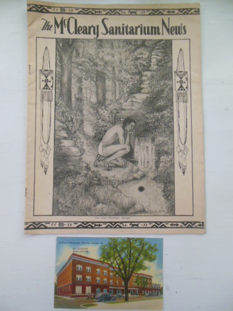 The McCleary Sanitarium News, Summer 1939; Postcard McCleary Sanitarium