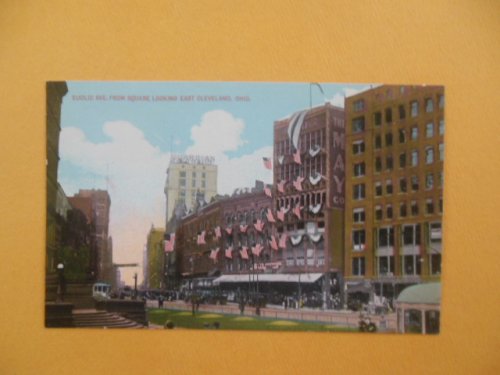 Postcard Euclid Ave. From Square Looking East Cleveland, Ohio