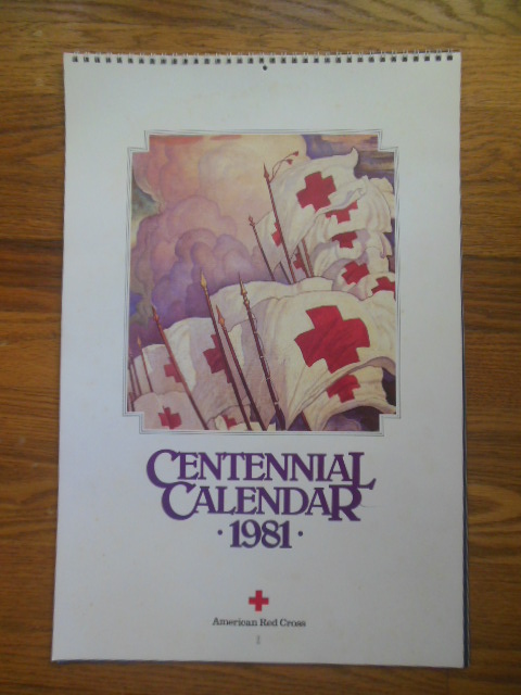 American Red Cross Centennial Calendar 1981