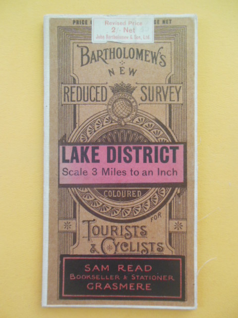 Bartholomew's New Reduced Survey; Lake District For Tourists and Cyclists