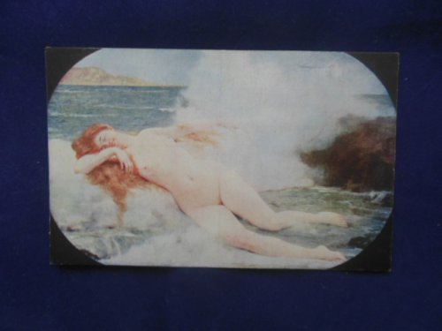 Postcard H. Gervex The Bird of Venus Nude Woman Lying in the Tide