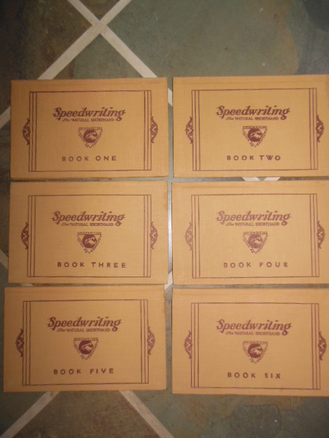 Speedwriting The Natural Shorthand (Six Volume Course 1937)