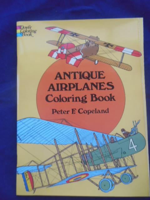 Antique Airplanes Coloring Book (1975)
