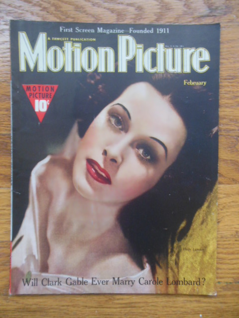 Motion Picture Magazine April, 1939 (Hedy Lemar cover)