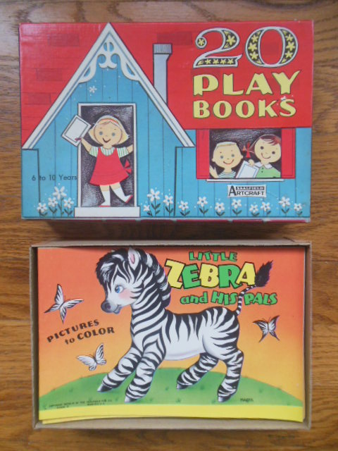 20 Play Books Saalfield Artcraft (1953)