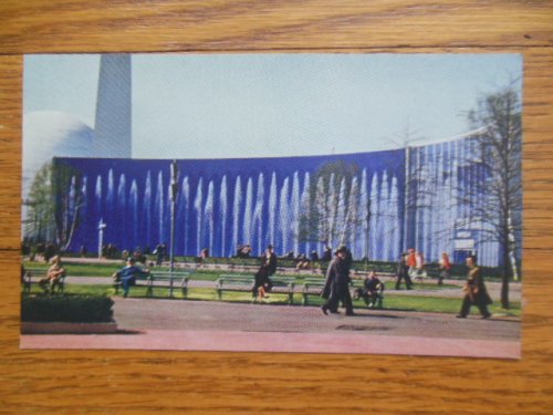 Postcard Entire Faade Consolidated Edison Building 1940 World's Fair