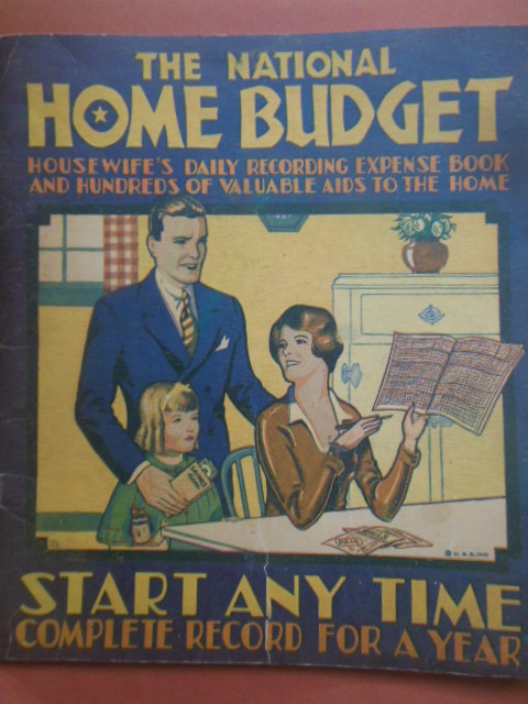 The National Home Budget Housewife's Daily Recording Expense Book (1932)