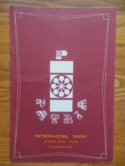 Interhotel Tatry Strbske Pleso Czechoslovakia (Brochure)