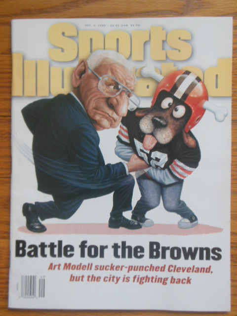 Sports Illustrated Magazine: Battle for the Browns Dec. 4, 1995