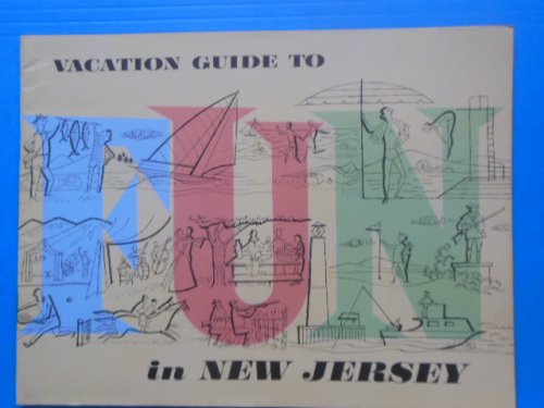 Brochure 1950's Vacation Guide To Fun in New Jersey