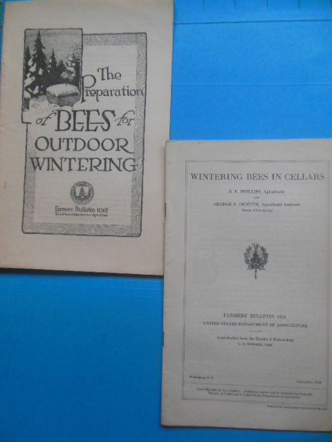 The Preparation of Bees for Outdoor Wintering; Wintering Bees in Cellars (2 booklets, 1918)