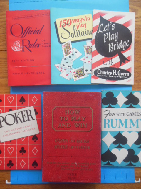 How To Play and Win Boxed Set by Samsonite (Five Booklets on Card Playing, circa 1956)