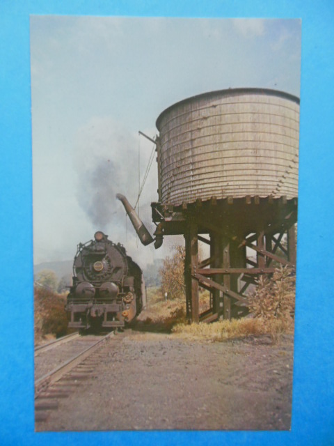Postcard Pennsylvania Railroad Mt. Carmel Ore Train (1957)