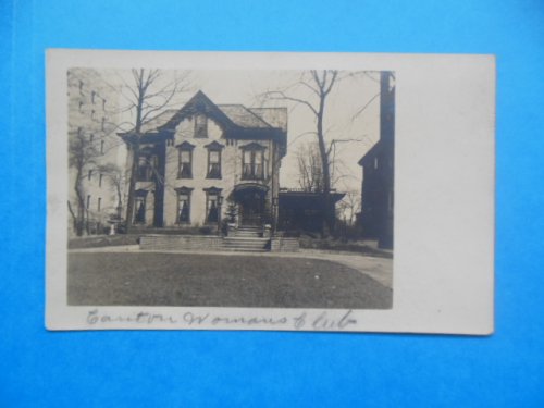 Real Photo Postcard Canton, Ohio Woman's Club
