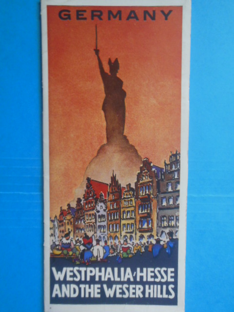 Germany Westphalia Hesse and the Weser Hills 1936 Travel Brochure