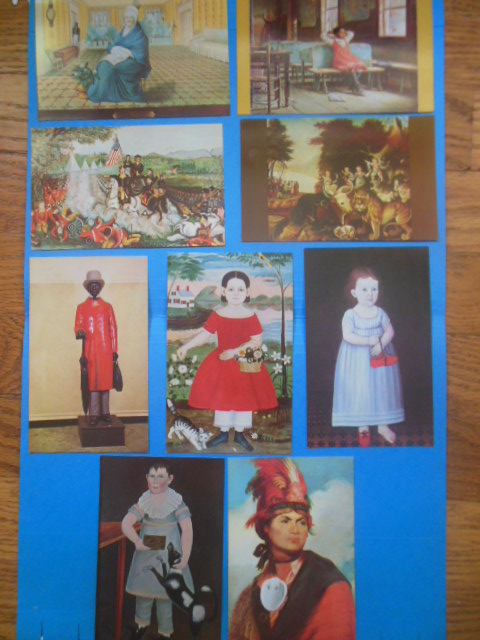 Art Postcards New York Historical Association Cooperstown, New York (Eight Postcards 1964)